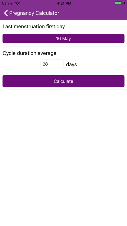 Pregnancy Calculator & Diary