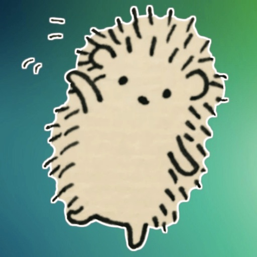 Paper Hedgehod Stickers icon