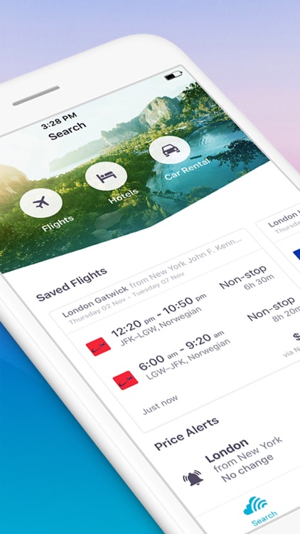 Skyscanner Flights Hotels Cars screenshot-0
