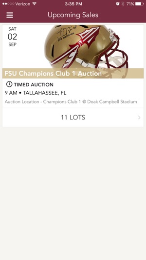 GameDay Auctions