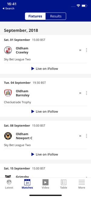 Oldham Athletic Official App(圖2)-速報App