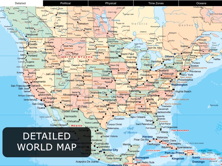World Map Pro for iPad screenshot-0