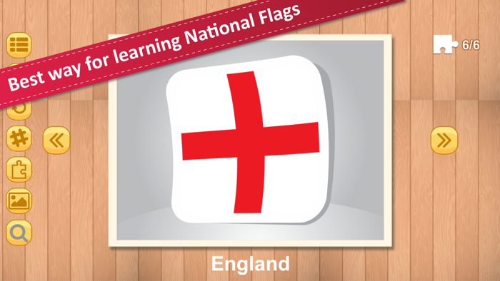 Jigsaw Puzzle National Flag CE