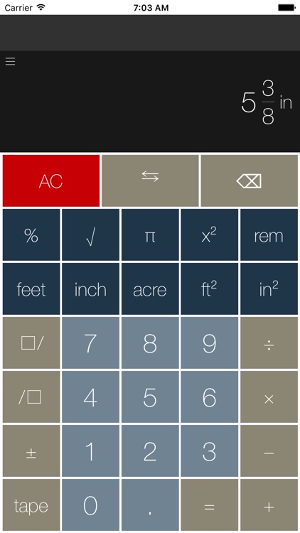 Feet&Inches Calculator screenshot-0