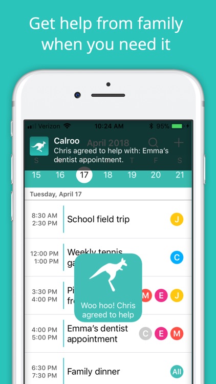Calroo - Family Organizer screenshot-0
