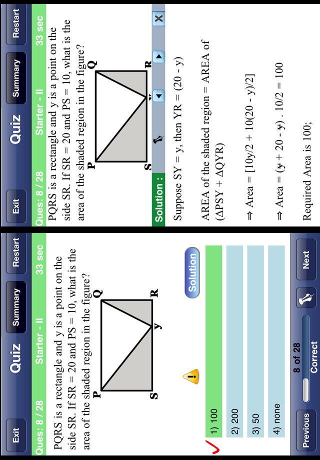 SAT Math Lite screenshot 2