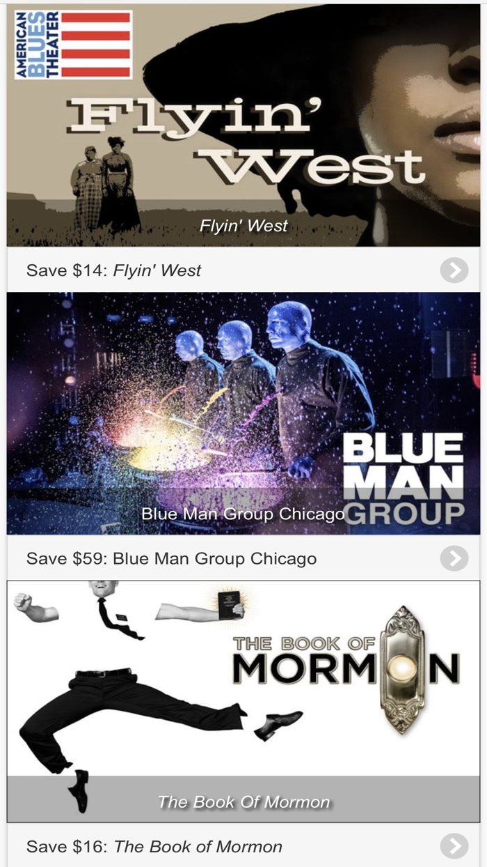 50 Off Chicago Events  Shows