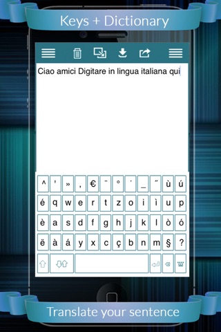 Italian Eng Dictionary + Keys screenshot 4