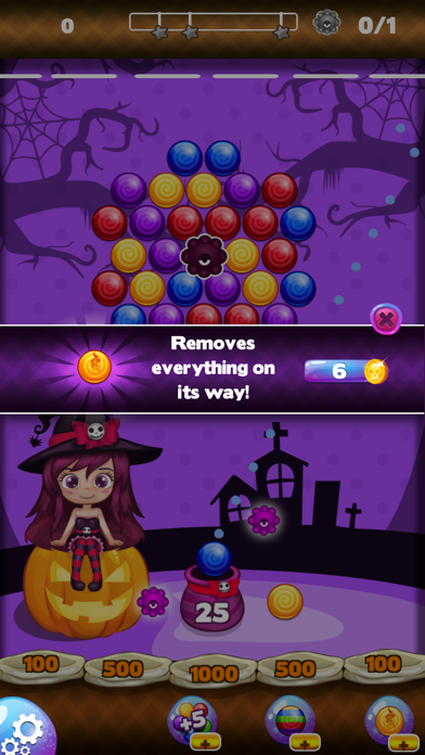 Sweet Halloween Bubble Shooter screenshot 4