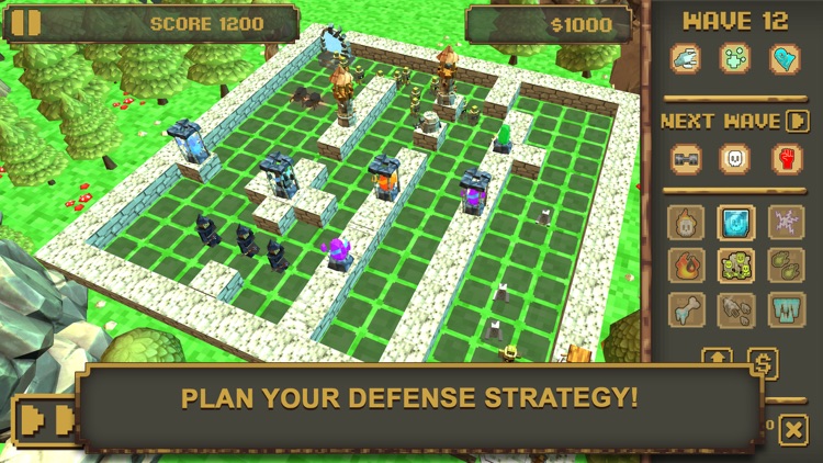 Blocky Tower Defense: Craft 3D