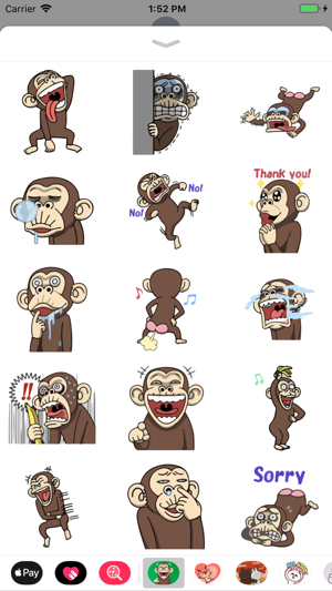 Penny the Naughty Monkey Emoji