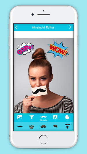 Mustachi Photo Editor(圖4)-速報App