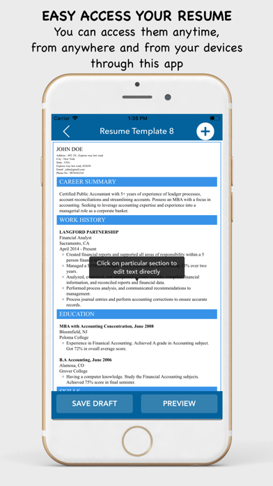 How to cancel & delete My Resume Builder - CV Maker from iphone & ipad 4