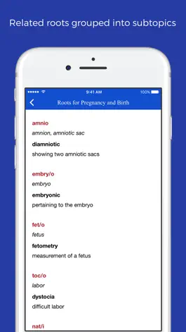 Game screenshot Medical terminology - roots apk