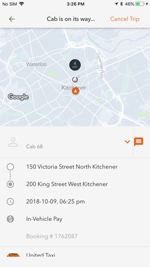 United Taxi Kitchener(圖5)-速報App