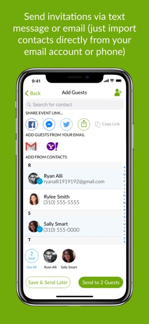evite online invitations on the app store