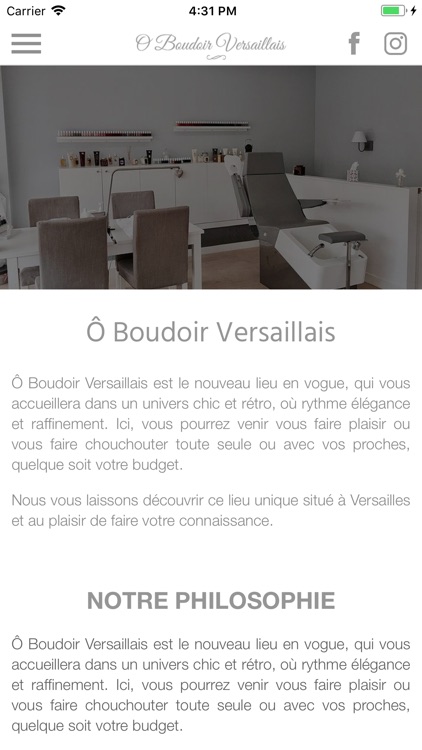 O BOUDOIR VERSAILLAIS