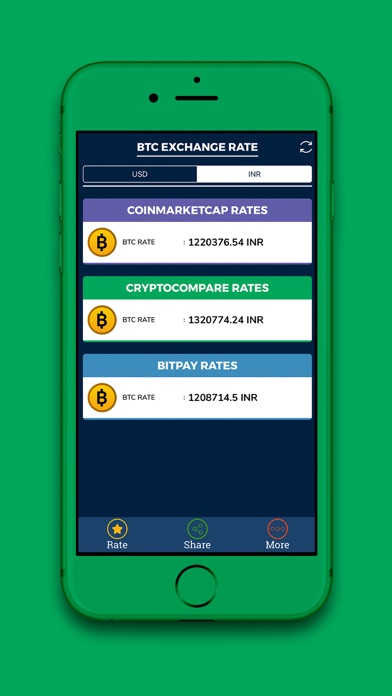 Bitcoin Live Rates screenshot 4