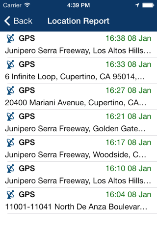 Vismo GPS Tracking screenshot 2