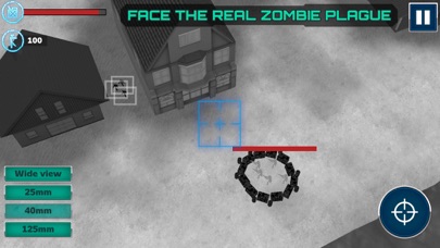 Zombie Destroy: Gunship Attack screenshot 1
