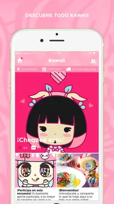 Screenshot 1 Kawaii Amino en Español iphone