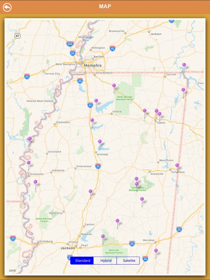 Mississippi National Parks