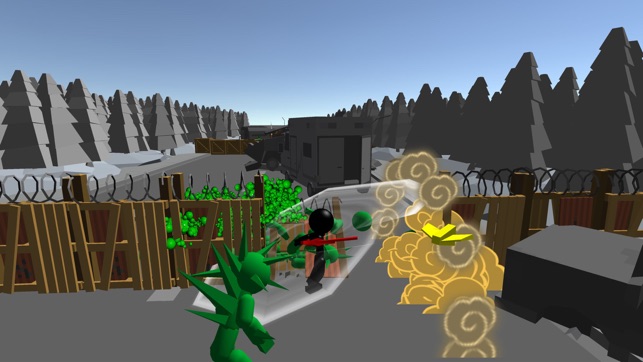 Stickman Killing Zombie 3D Pro