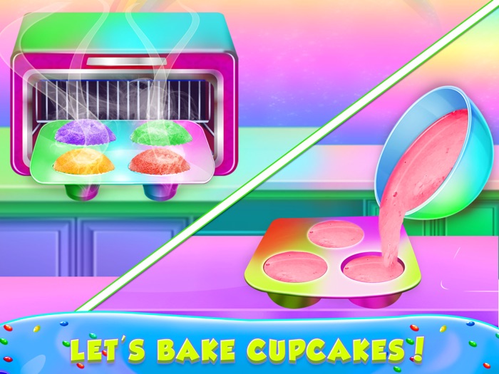 Unicornio Arco iris Cupcake
