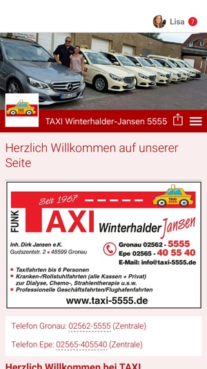 TAXI Winterhalder-Jansen 5555(圖1)-速報App