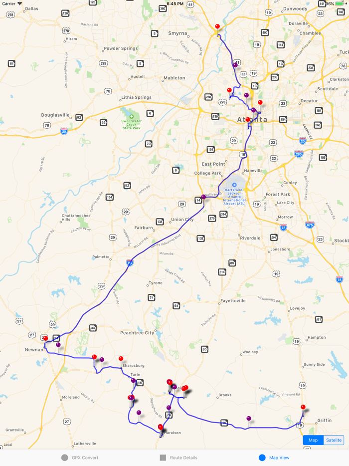 GPX2Nav Route Converter
