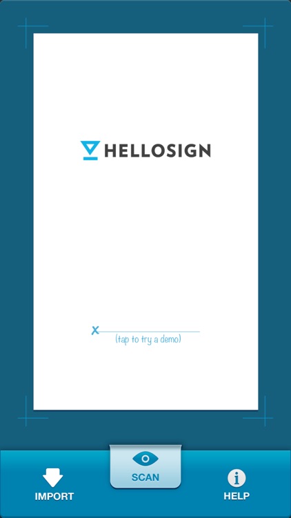 HelloSign - Scan or Import Documents to Sign