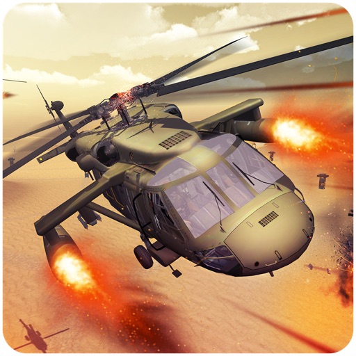Gunship Air Combat  3D Action iOS App