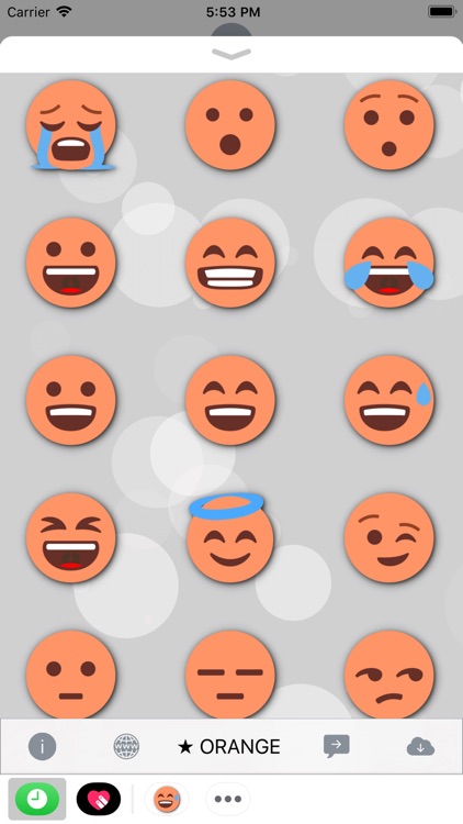 Orange Emoji • Stickers By Ghislain Fortin