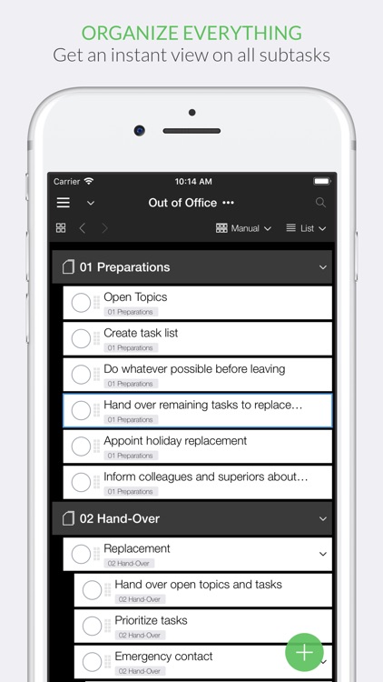 Taskfabric Projects & Tasks
