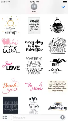 Game screenshot Happy Anniversary Quotes Sticker Pack hack