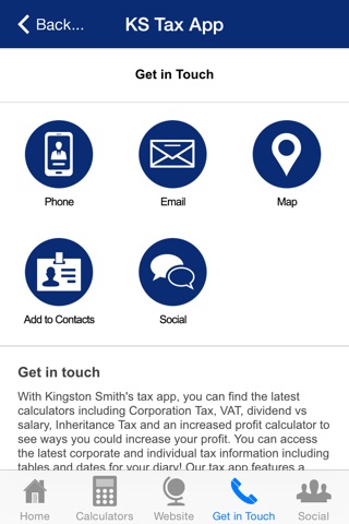 Kingston Smith Tax Calculators screenshot 4