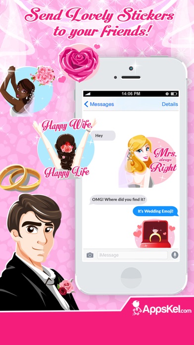 Wedding Emoji Stickers Pro screenshot 4