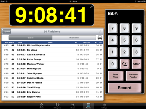 PocketTimer Pro for iPad screenshot 2