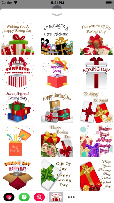 Happy Boxing Day Gifts Sticker screenshot 2