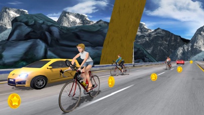 In Bicycle Racing on Highway screenshot 4