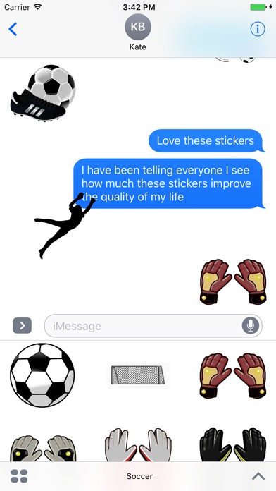 Futbol Soccer Stickers screenshot 2