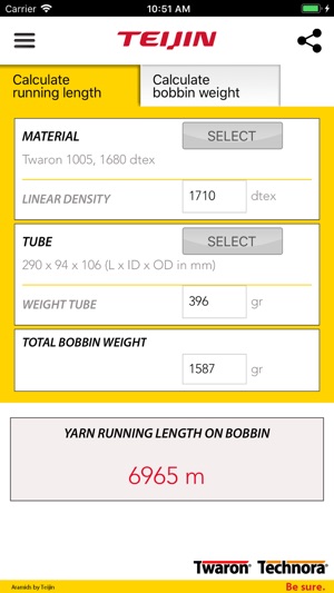 Running length calculator