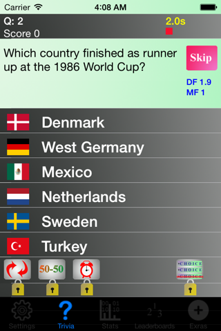 Football Trivia Generator - náhled