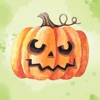 Watercolor Halloween Stickers
