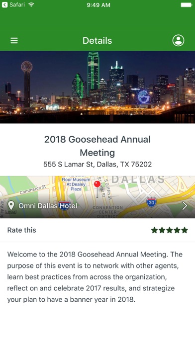 Goosehead Insurance-Event App screenshot 2