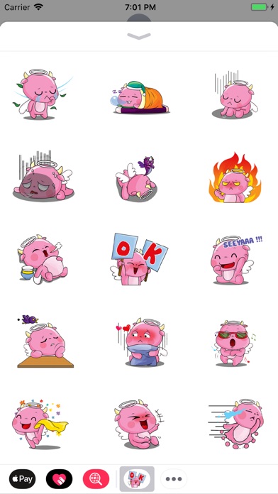 PinkAngel Animated Sticker screenshot 2