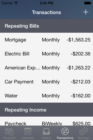 CashFlowCast: Expense Tracker screenshot 4