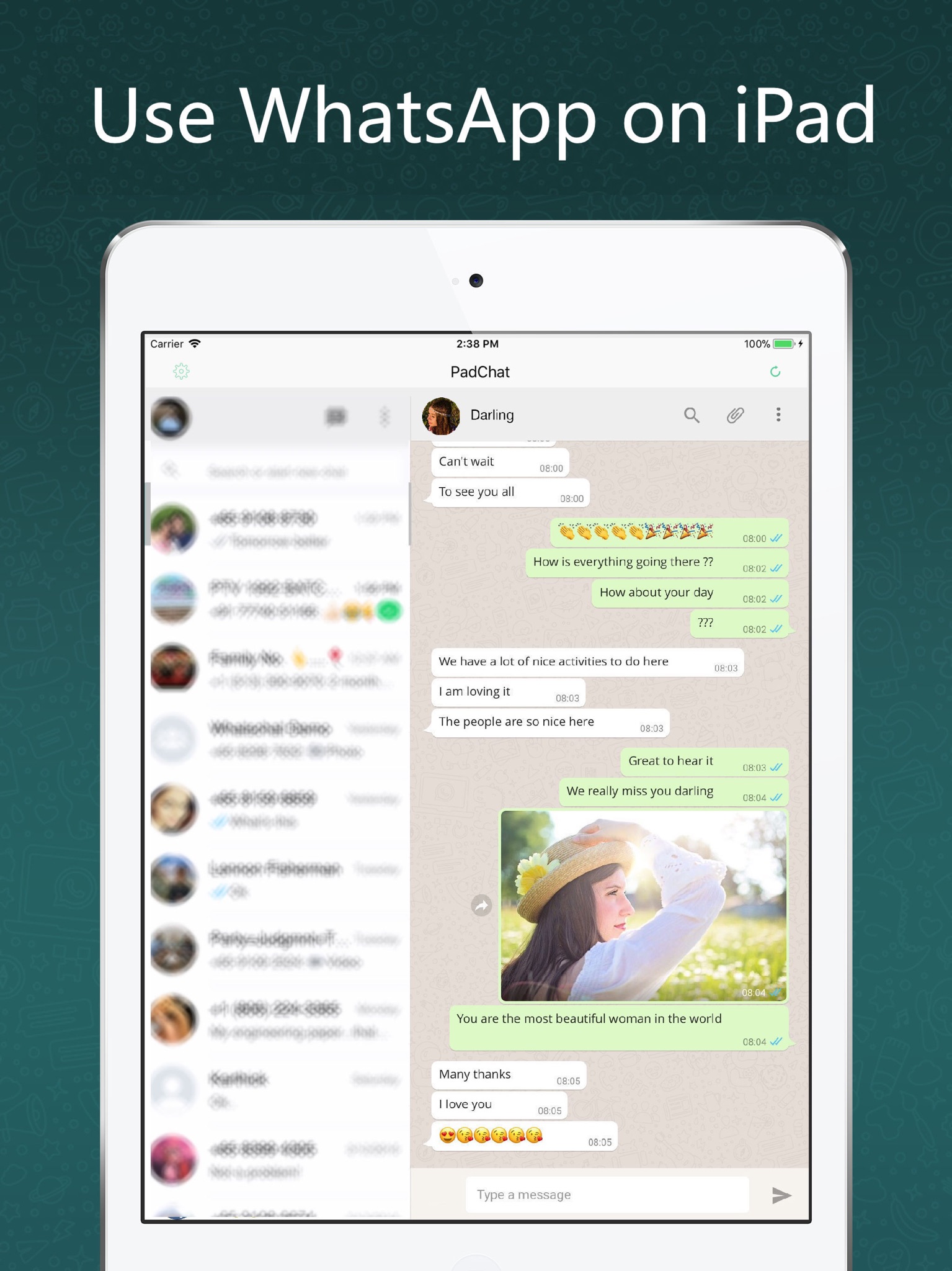 padchat for whatsapp messenger