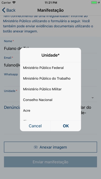 CNOMP Manifestação
