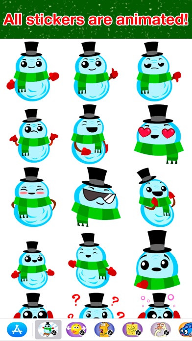 Snowman - Animated stickers screenshot 2